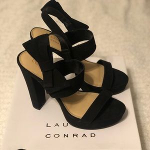 *New LC Lauren Conrad Black Platform Heels*